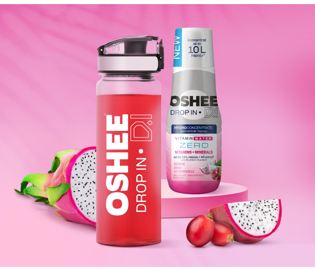 OSHEE Koncentrat napoju DROP IN winogrono-dragonfruit ZERO 500 ml - 1546751 - zdjęcie 3